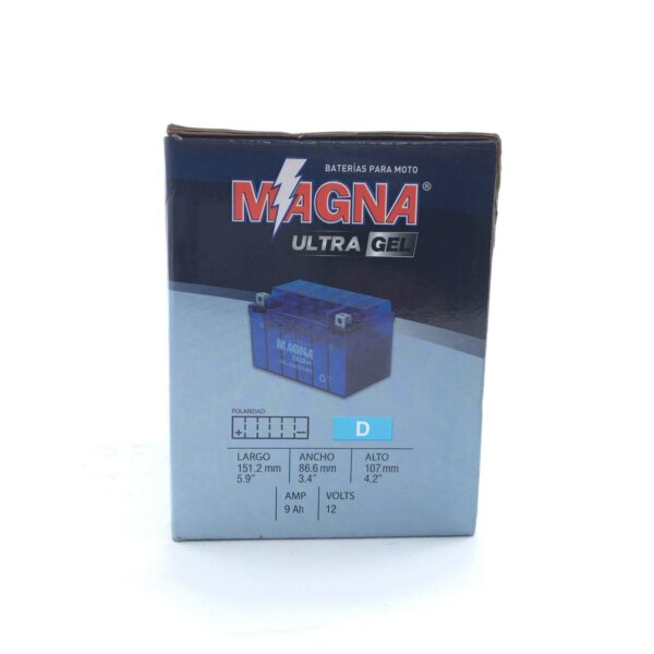 BATERIA NS200/KTM/KT660/DR650 GEL-MAGX9-BS GEL - MAGNA GEL - Imagen 3